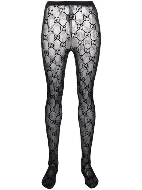 gucci women's pantyhose|black sheer gucci tights.